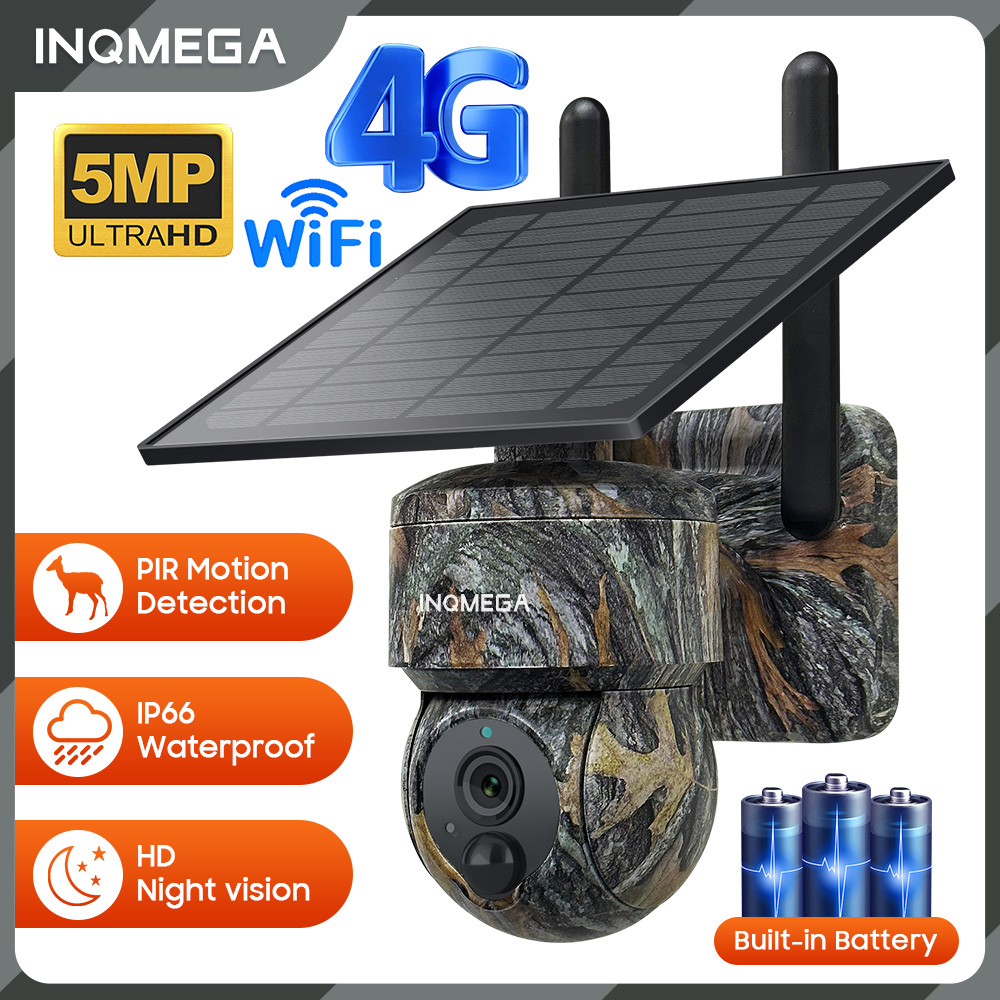 INQMEGA 5MP 4G/WIFI caméra de  - Garden Camera avis et prix