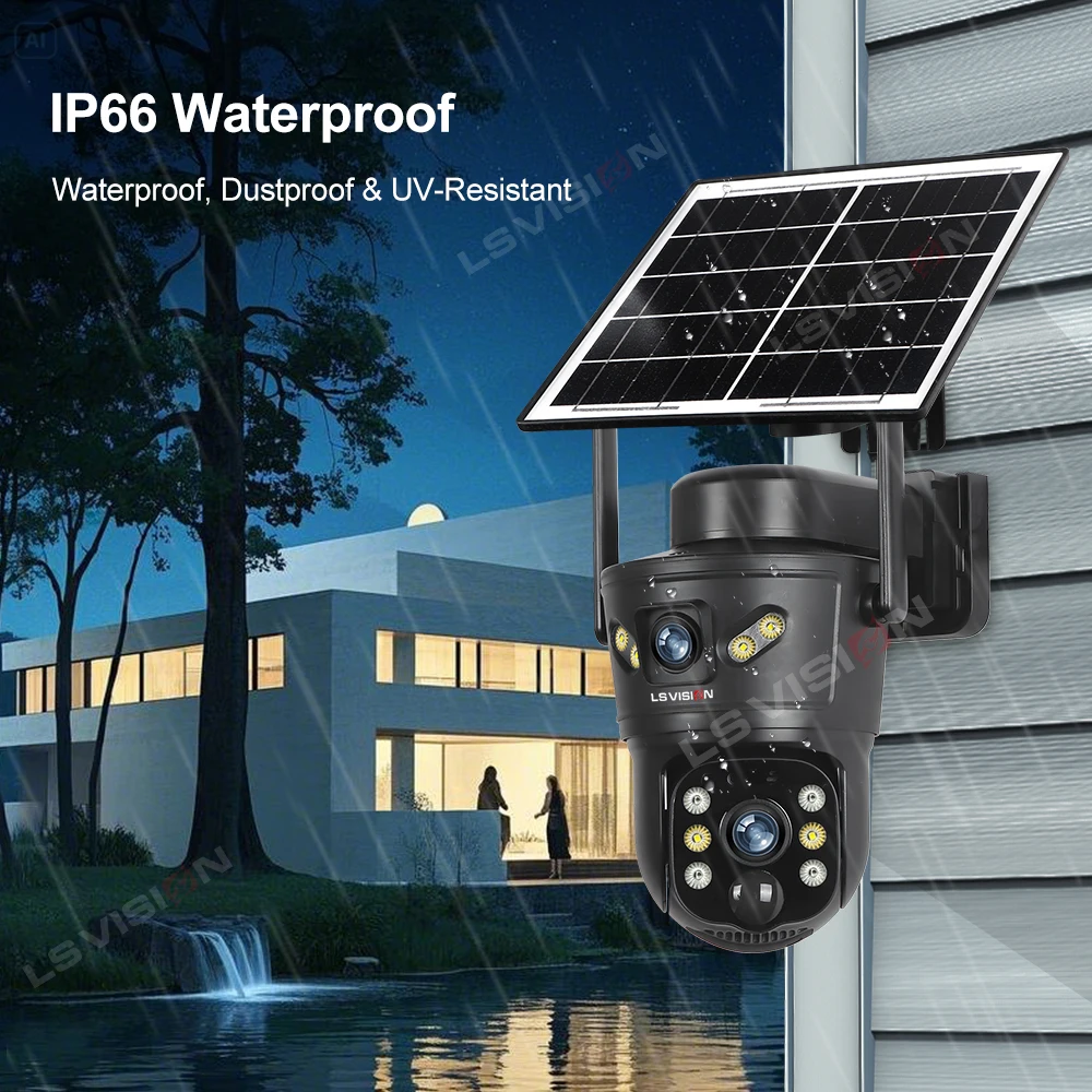 LS VISION 8MP 4G caméra solair - Garden Camera avis et prix