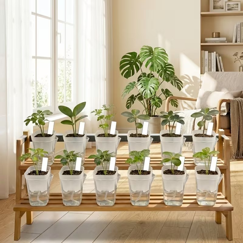 Lot de 16/32 pots auto-arrosan - Plant Monitor avis et prix